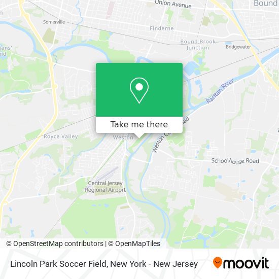 Lincoln Park Soccer Field map