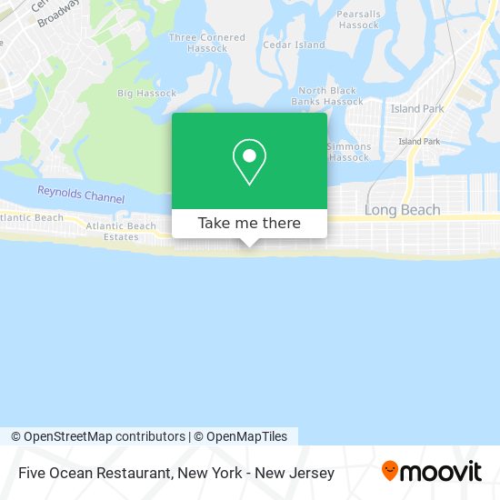 Five Ocean Restaurant map