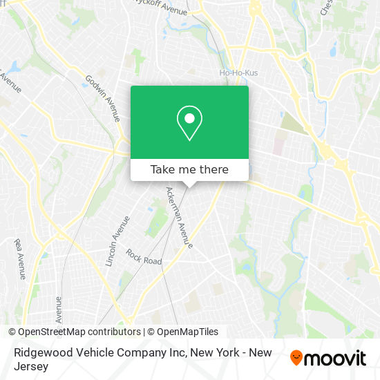 Mapa de Ridgewood Vehicle Company Inc