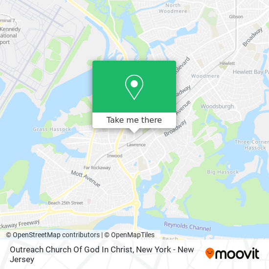 Outreach Church Of God In Christ map