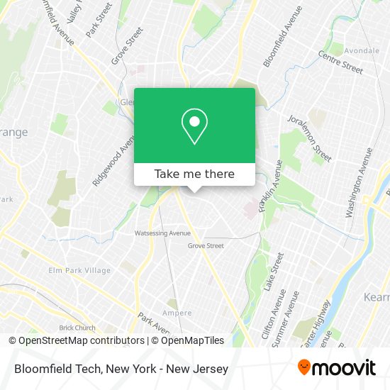Bloomfield Tech map