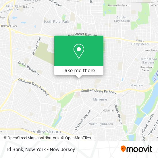 Td Bank map