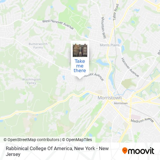 Rabbinical College Of America map