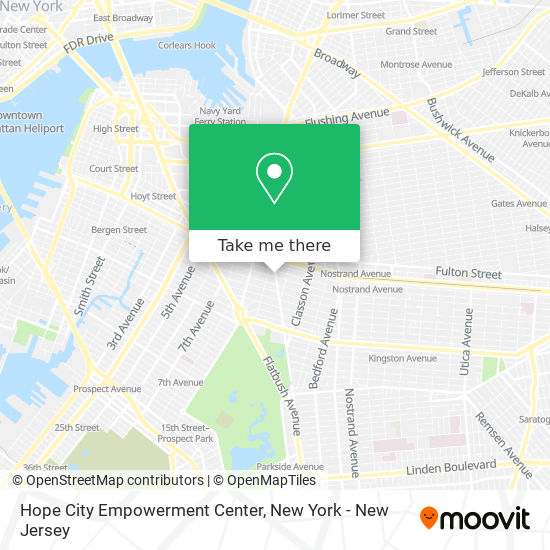 Mapa de Hope City Empowerment Center
