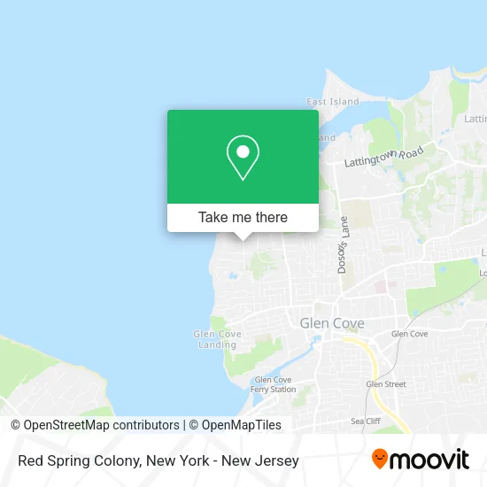 Mapa de Red Spring Colony