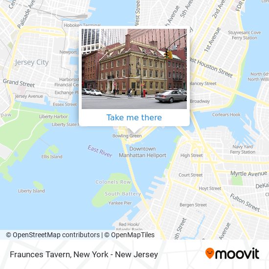 How to get to Fraunces Tavern in Manhattan by Subway, Bus or Train?