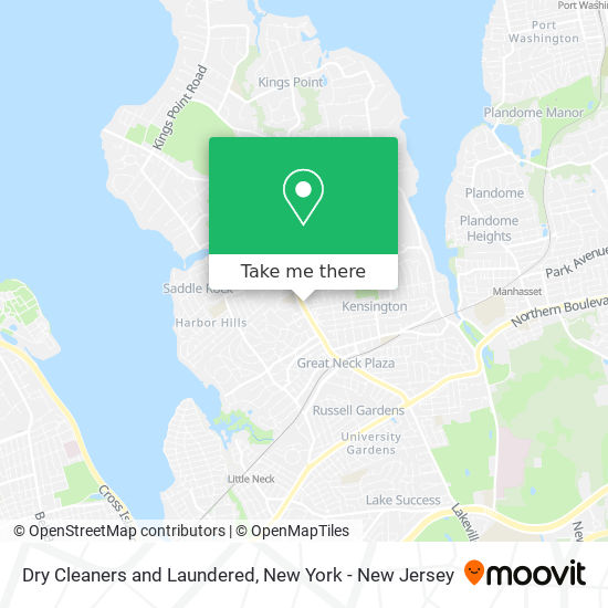 Mapa de Dry Cleaners and Laundered