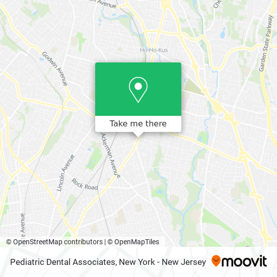 Pediatric Dental Associates map