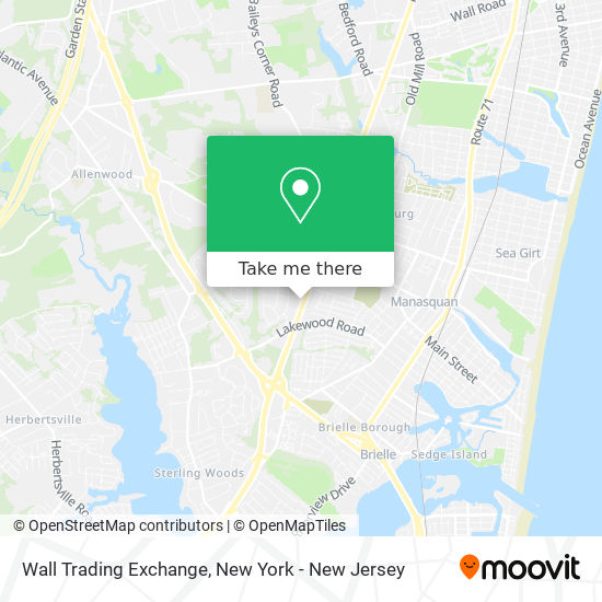 Wall Trading Exchange map