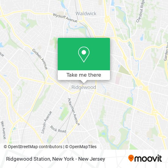 Mapa de Ridgewood Station