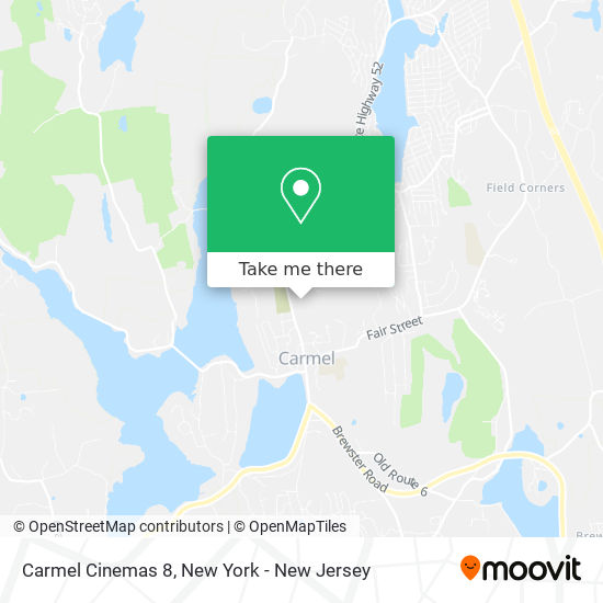 Carmel Cinemas 8 map