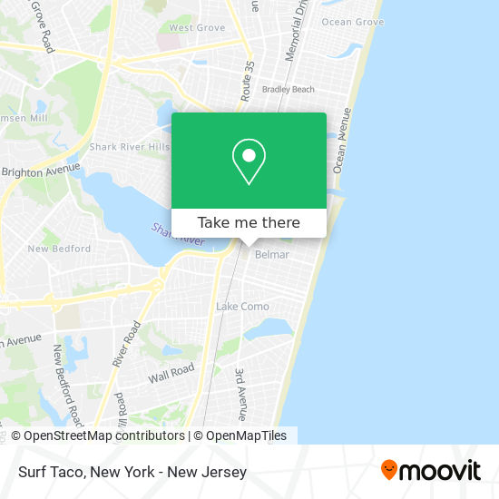 Surf Taco map