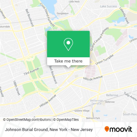 Mapa de Johnson Burial Ground