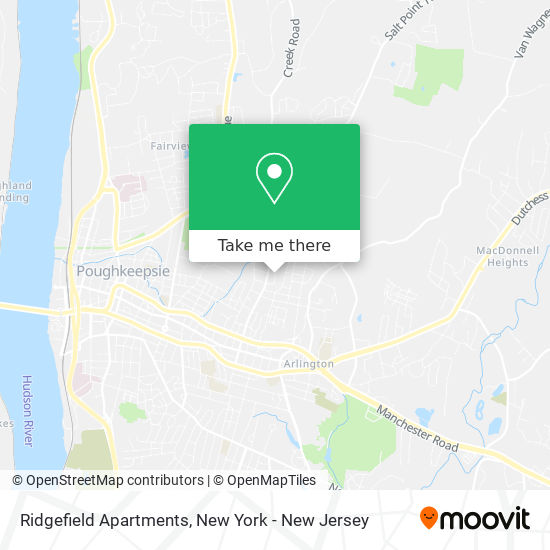 Mapa de Ridgefield Apartments
