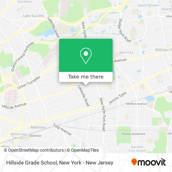 Hillside Grade School map