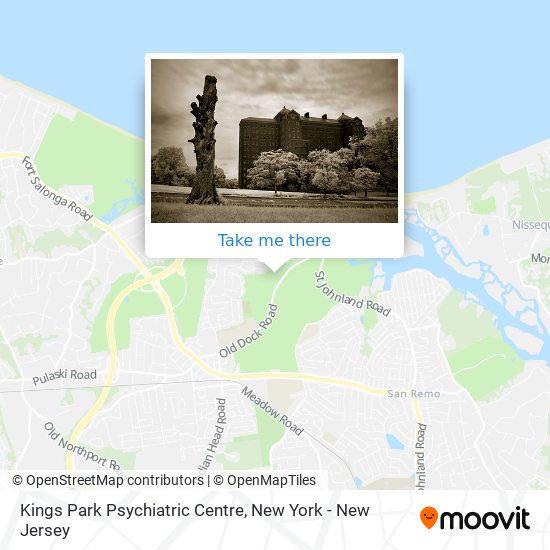 Kings Park Psychiatric Centre map