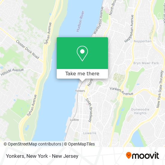 Yonkers map