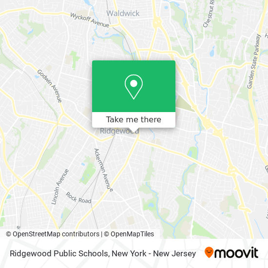 Mapa de Ridgewood Public Schools