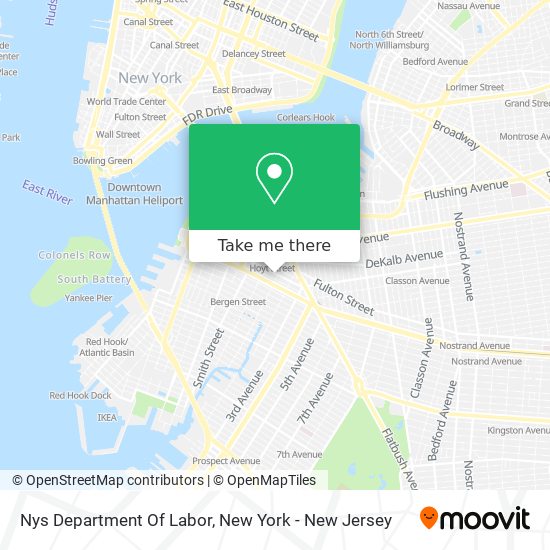 Mapa de Nys Department Of Labor