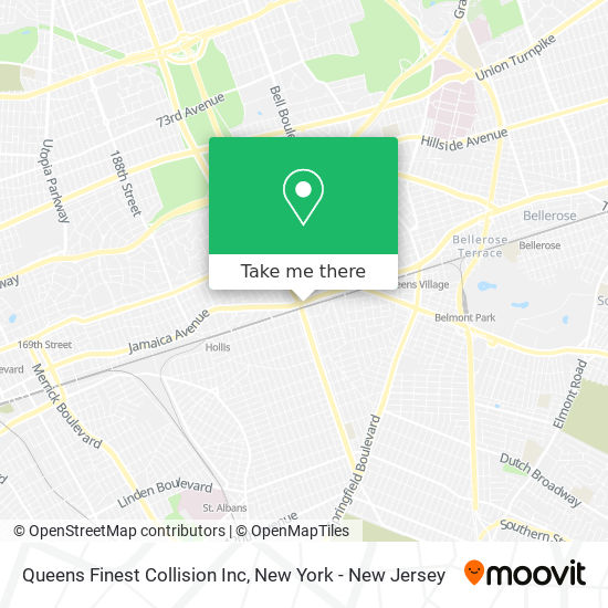 Mapa de Queens Finest Collision Inc