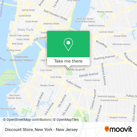 Mapa de Discount Store