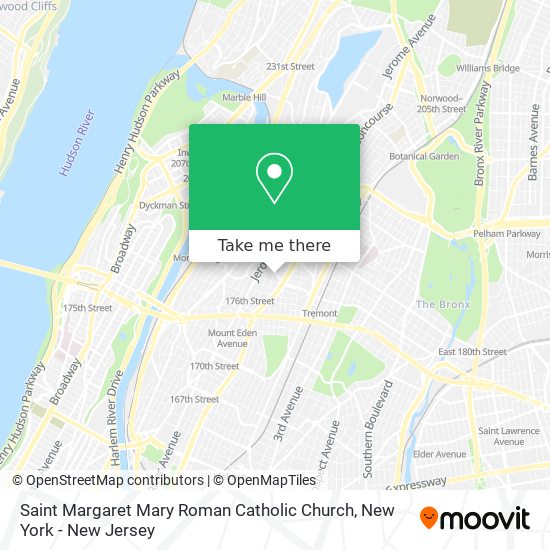 Saint Margaret Mary Roman Catholic Church map
