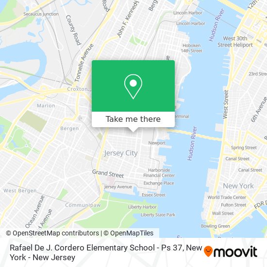 Rafael De J. Cordero Elementary School - Ps 37 map