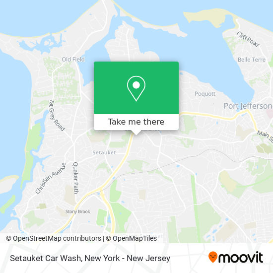 Setauket Car Wash map