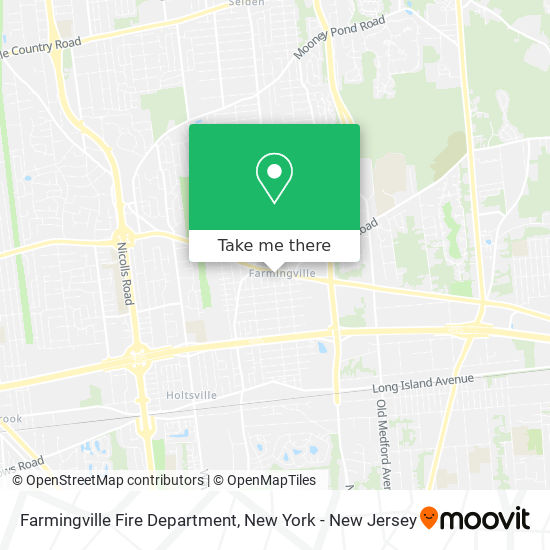 Farmingville Fire Department map