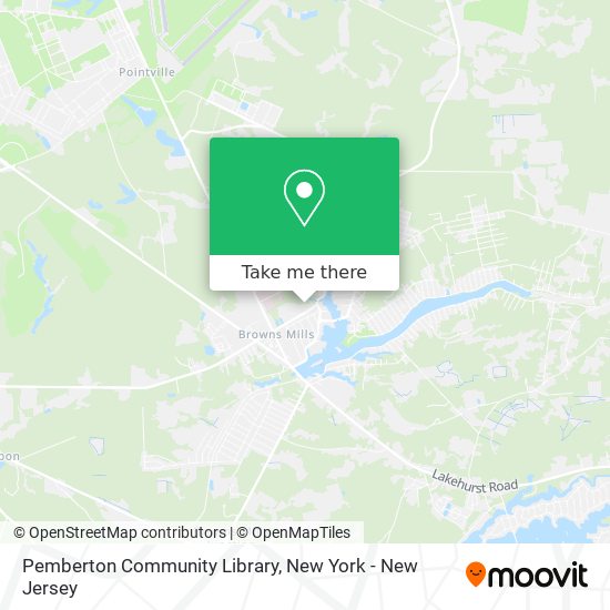 Pemberton Community Library map