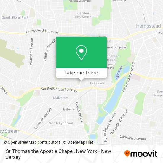 St Thomas the Apostle Chapel map
