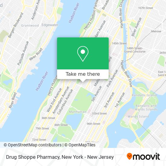 Drug Shoppe Pharmacy map