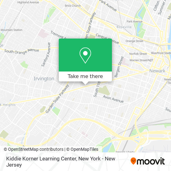 Kiddie Korner Learning Center map