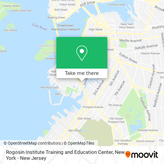 Rogosin Institute Training and Education Center map