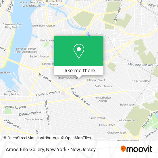Mapa de Amos Eno Gallery