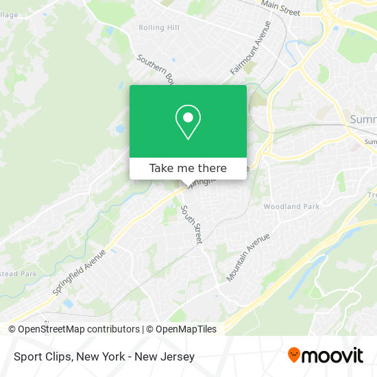 Sport Clips map