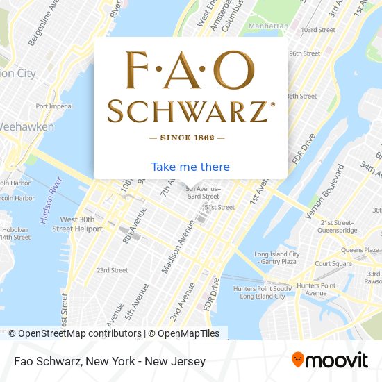 Fao Schwarz map