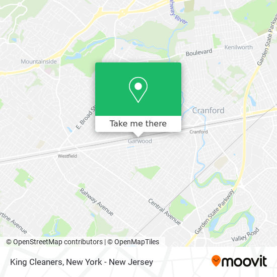 King Cleaners map