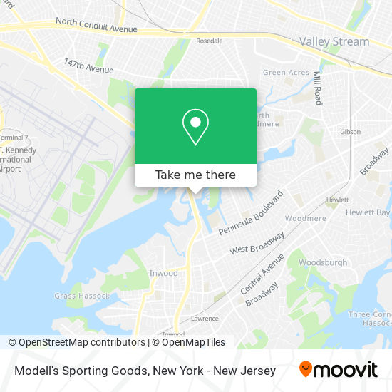 Modell's Sporting Goods map