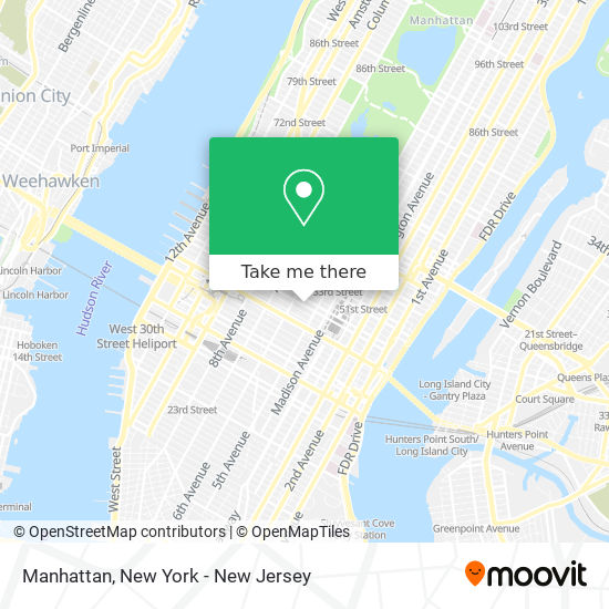 Manhattan map