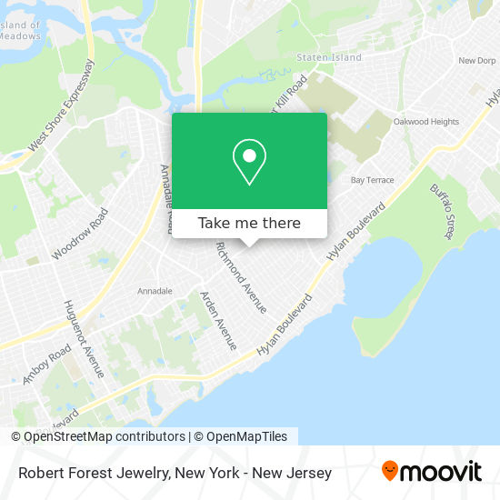 Robert Forest Jewelry map
