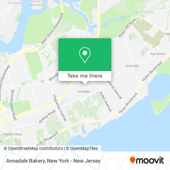 Mapa de Annadale Bakery