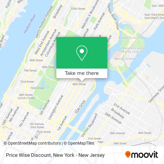 Price Wise Discount map