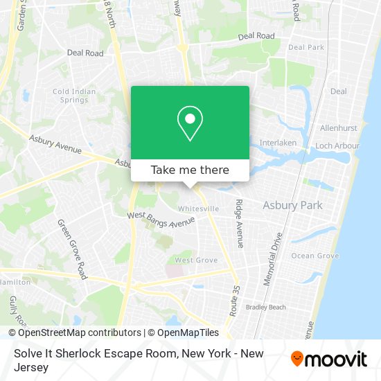 Solve It Sherlock Escape Room map