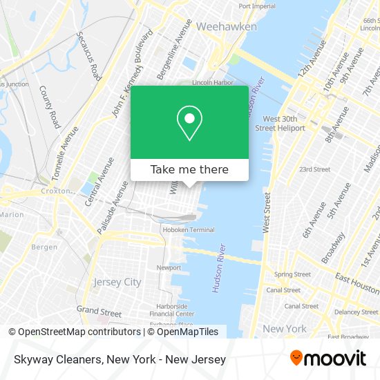 Skyway Cleaners map