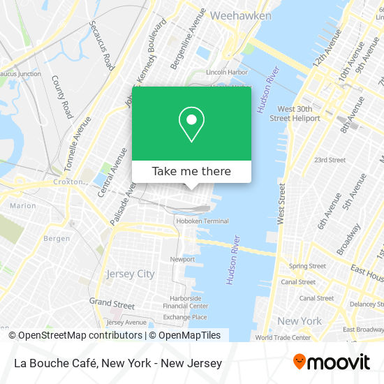 Mapa de La Bouche Café