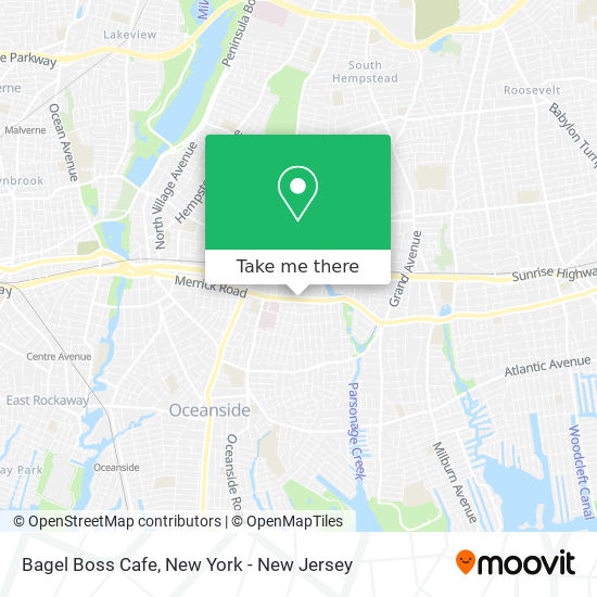 Mapa de Bagel Boss Cafe