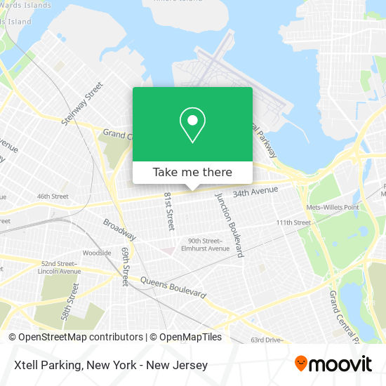 Xtell Parking map