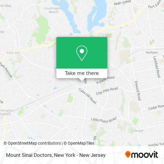 Mapa de Mount Sinai Doctors