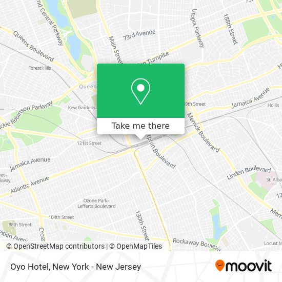 Oyo Hotel map